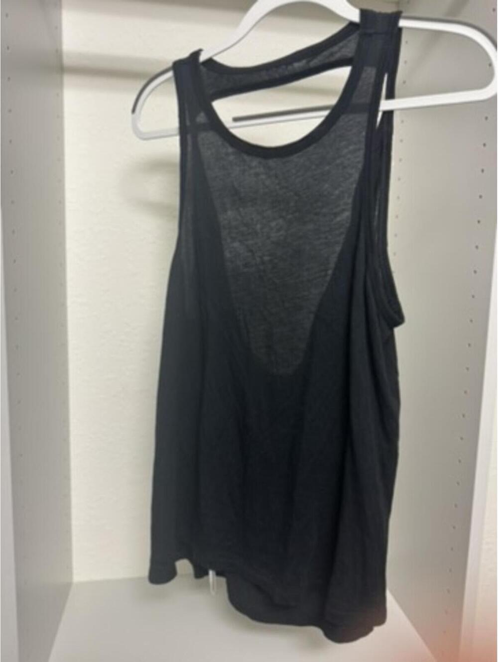 Uniquely Lorna Jane Black Sleeveless Tank Top Size M